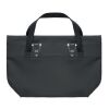 Shopping bag pour vélo en PU noir