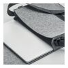 Sac messager en feutre RPET gris | sans marquage | non disponible | non disponible | non disponible
