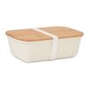 Boîte à lunch couvercle bambou beige | sans marquage | non disponible | non disponible