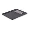 Tapis de souris RPET chargeur gris foncé | sans marquage | non disponible | non disponible