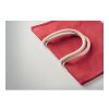 Sac shopping en jute rouge | sans marquage | non disponible | non disponible | non disponible