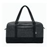 Sac de week-end en feutre RPET gris foncé | sans marquage | non disponible | non disponible | non disponible