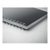 Carnet A5 à spirales en RPET noir | sans marquage | non disponible | non disponible | non disponible