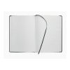 Carnet A5 recyclé 80 g/m² avec page lignée noir | sans marquage | non disponible | non disponible | non disponible