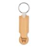 Bamboo euro token key ring bois | sans marquage | non disponible | non disponible