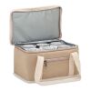 6 can cool bag canvas 320gr/m² beige | sans marquage | non disponible | non disponible | non disponible