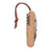 Couteau multi-outils en liège beige | sans marquage | non disponible | non disponible