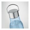 Bouteille en RPET 600 ml bleu clair/transparent | sans marquage | non disponible | non disponible
