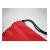 Grand sac à cordon 300D RPET rouge | sans marquage | non disponible | non disponible | non disponible