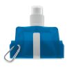 Gourde pliable bleu transparent | sans marquage | non disponible | non disponible