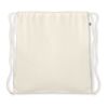 Sac à cordelette en coton bio beige | sans marquage | non disponible | non disponible | non disponible