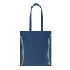 Sac shopping à cordelette bleu | sans marquage | non disponible | non disponible | non disponible