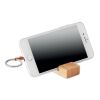 Porte-clés support smartphone bois | sans marquage | non disponible | non disponible
