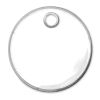 Porte-clés (€ uro) blanc | sans marquage | non disponible | non disponible
