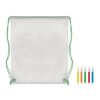 Sac à cordon non tissé lime | sans marquage | non disponible | non disponible | non disponible