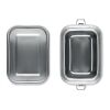 Lunch box en acier inox. 750ml argent mate | sans marquage | non disponible | non disponible | non disponible