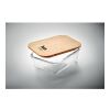 Lunchbox en verre et bambou transparent | sans marquage | non disponible | non disponible | non disponible