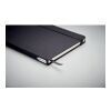 Carnet A5 couverture RPET 600D noir