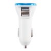 Double chargeur allume-cigare USB 2.1A bleu-blanc | sans marquage | non disponible | non disponible