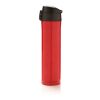 Bouteille isotherme fermeture facile rouge-noir | sans marquage | non disponible | non disponible | non disponible