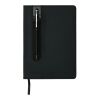 Carnet de notes A5 avec stylo tactile Deluxe noir | sans marquage | non disponible | non disponible | non disponible