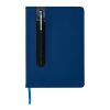 Carnet de notes A5 avec stylo tactile Deluxe blue marin | sans marquage | non disponible | non disponible | non disponible