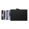Porte-cartes en aluminium anti-RFID C-Secure noir | sans marquage | non disponible | non disponible | non disponible