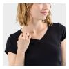 MOON WOMEN T-SHIRT 150g noir profond | S