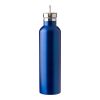 Bouteille double paroi en acier inoxydable Damien bleu | sans marquage | non disponible | non disponible
