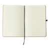 Carnet A5 en cuir recyclé Gianna marron | sans marquage | non disponible | non disponible