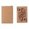 Set de 2 jeux de cartes en carton recyclé Arwen marron | sans marquage | non disponible | non disponible