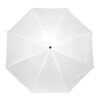 Parapluie pliable en polyester blanc | sans marquage | non disponible | non disponible