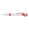Stylo bille football rouge | sans marquage | non disponible | non disponible