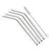Set de 4 pailles en acier inoxydable argent | sans marquage | non disponible | non disponible