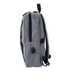 Sac à dos porte-ordinateur en polyester 600D Carlito gris | sans marquage | non disponible | non disponible