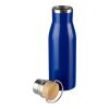 Bouteille de 500 ml en acier inoxydable recyclé Aline bleu | sans marquage | non disponible | non disponible