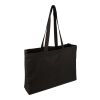Sac shopping en coton Oeko-Tex 280 g/m2 Hugh noir | sans marquage | non disponible | non disponible