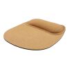 Tapis de souris ergonomique en liège Edwin marron | sans marquage | non disponible | non disponible