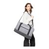 Sac de sport rPET en feutre Corliss gris foncé | sans marquage | non disponible | non disponible