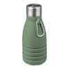 Gourde pliable de 550 ml en silicone Erin gris | sans marquage | non disponible | non disponible