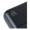 Power bank en ABS recyclé Rayen noir | sans marquage | non disponible | non disponible