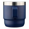 Mug double paroi de 180 ml en acier inoxydable recyclé Lilia bleu | sans marquage | non disponible | non disponible