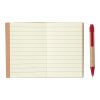 Carnet contenant 80 feuillets lignés Cooper rouge | sans marquage | non disponible | non disponible