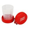 Gobelet pliable en plastique noir