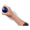 Balle anti-stress en PVC bleu cobalt