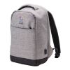 Sac à dos antivol en polyester 600D gris anthracite