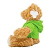 Peluche livré avec un sweat. vert