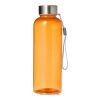 Bouteille en plastique et lanière - 500 ml orange