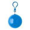 Etui boule contenant un poncho, jaune