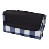Couverture de pique-nique en rPET Vesper bleu cobalt